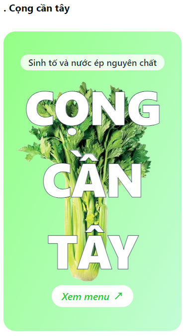 Cọng cần tây